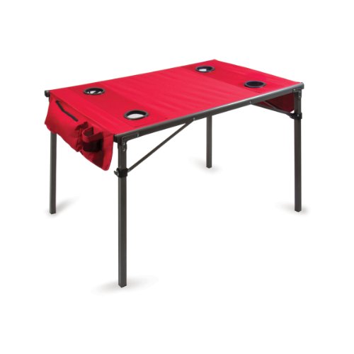ONIVA – a Picnic Time Brand Portable Soft Top Travel Table, Red