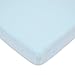 American Baby Company 100% Natural Cotton Value Jersey Knit Fitted Portable/Mini-Crib Sheet, Blue, Soft Breathable, for Boys and Girls, Pack of 1 primary