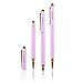 iDream365 Capacitive Stylus Pens for Touch Screens,Smartphones,Tablets PC-(Extra 2 Refills+8 Rubber Tips) with Gift Box-2Pack Pink/Gold