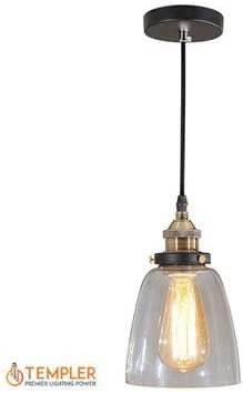 Templer Lighting TP-11-003-10 Hanging Fixture, 1-Pack, Vintage Pendant Light