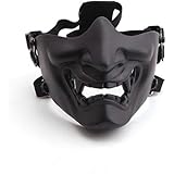 Anyoupin Airsoft Half Face Protective Masks,Army Fans Supplies for Halloween Airsoft Paintball CS Game Cosplay and Party