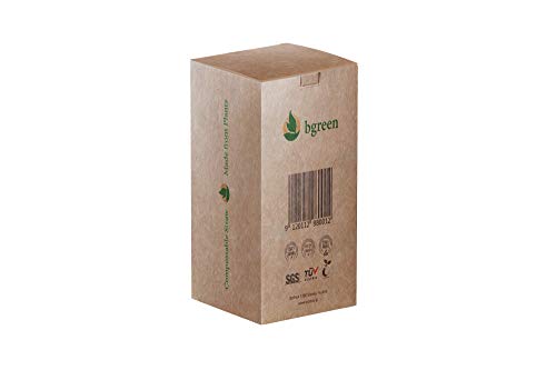 bgreen Jednorazowe słomki do picia Bio (140 mm x 6 mm | 200 sztuk) – Bild 3