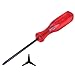 HDE Tri-Wing Y-Tip Screwdriver for Nintendo Wii DS Lite DS & More