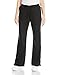 Cherokee Women's Ww Flex Mid-Rise Moderate Flare Drawstring Scrub Pant, Black, Medium