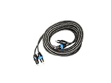 Sky High Car Audio 2 Channel Twisted 18 ft RCA Cables Coated 18' OFC