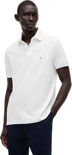 Maglietta Polo Maniche Corte Uomo 1985 Regular Fit, Bianco (White), L — foto 1 di 5