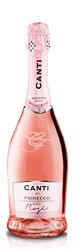 Canti Prosecco D.O.C. Rosè Millesimato mit Cellophan - trocken - Schaumwein Italien Wein Prosecco (1 x 0.75 l) – Bild 3