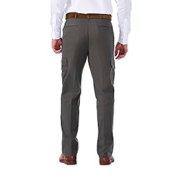 Haggar Men's Stretch Comfort Cargo Expandable Waist