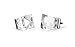 Sheffield Home, AMG and Enchante Accessories Diamond Curtain Rod 36 to 66-Inch, R1132-Y4, Silver