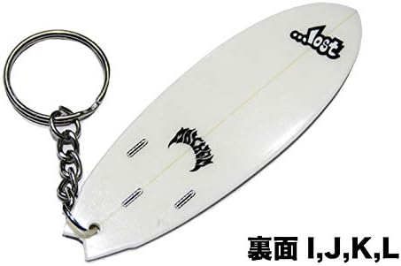 Amazon Luvsurf ラヴサーフ Lost ロスト Lost サーフボード型キーホルダー タイプl Lost サーフィン ボディボード