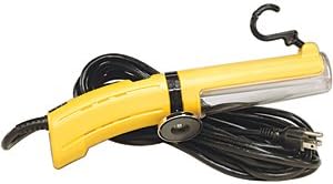 13 Watt Fluorescent PL Hand Lamp with Grounded Outlet & Magnet