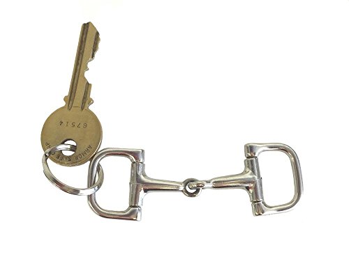 Horse Bit Key Chain Western Novelty Equine Racing Dee Snaffle