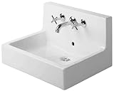 Duravit 04536000001 Vero Three-Hole Wash Basin, White Finish