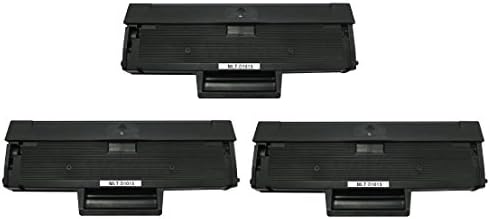 3PK TonersDC Professionally Remanufactured Toner Cartridge Compatible with Samsung MLT-D101S Black Toner For Samsung Printers SCX-3405, SCX-3405FW, SCX-3405W, SF-760