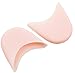 GEOOT 1Pair Silicone Gel Toe Caps Soft Ballet Pointe Dance Athlete Shoe Pads for Girls Women (Orange 1)