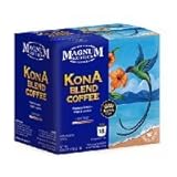 Magnum Coffee K-Cups, Kona Blend, 18 Count