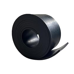 Thick Solid Rubber Strips, Sheet, Rolls 1/4