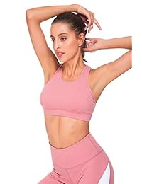 QUEENIEKE Sujetador deportivo para dama con soporte medio y bolsillo trasero Energy Feel