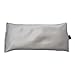 Eye Pillow Vacation Organic Flax Seed Filled, Microwavable Unscented Eye Pillow - Silver -Ultra Silky Satin
