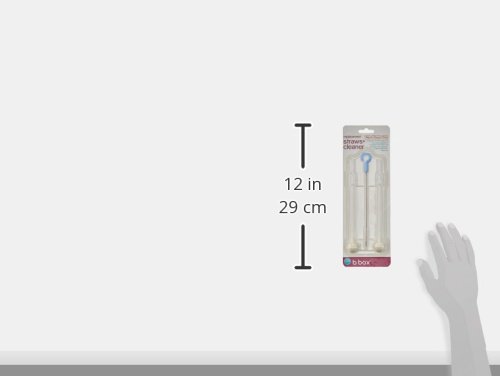 b.box Sippy Cup Replacement Straws and Cleaner | Includes 2 Straws and 1 Cleaner | BPA-Free | Phthalates & PVC Free | Dishwasher Safe