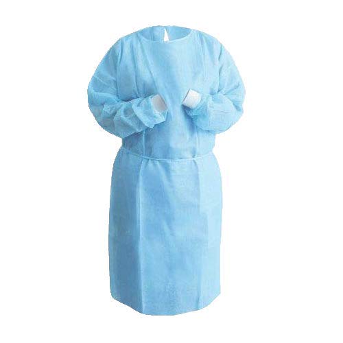 Dental Medical Latex-Free Disposable Isolation Gowns Knit Cuff Non Woven | Fluid Resistant