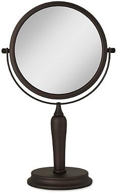 Anaheim 1x/5x Two-Sided Vanity Swivel Mirror in Oil-Rubbed Bronze