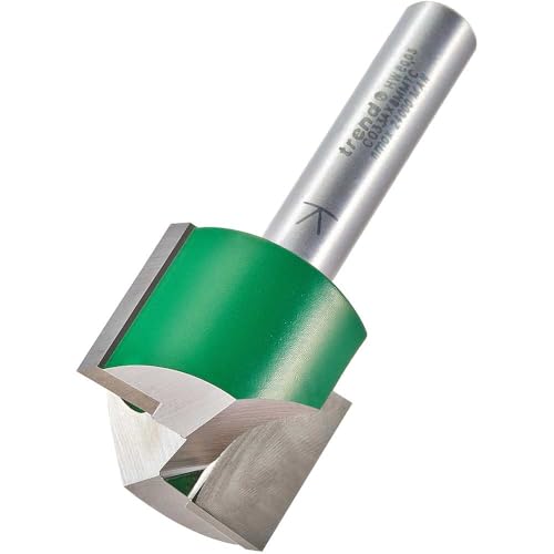 Trend Fresa a due taglienti per gole diametro 25 mm x taglio 19 mm, adatta per applicazioni come incisione, scanalatura, battentature e mortasatura poco profonda, C033AX8MMTC