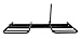 Quick Products QPRBM2R RV Bumper-Mounted 2-Bike Rack with Adjustable Width and Stabilizer Post