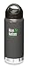 Klean Kanteen Wide Mouth Double Wall Insulated Water Bottle with Loop Cap, Albatross Gray, 16-Ounce