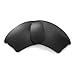 Walleva Black Polarized Replacement Lenses for Oakley Half Jacket XLJ Sunglasses