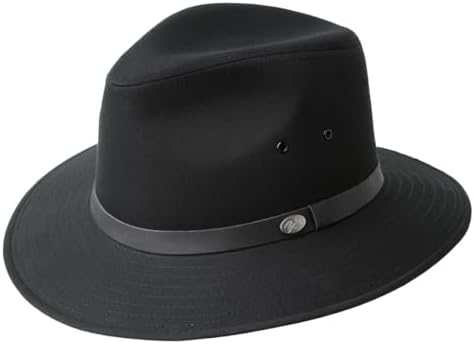 Bailey of Hollywood Gangster Fedora - Black/XL Black, X-Large at