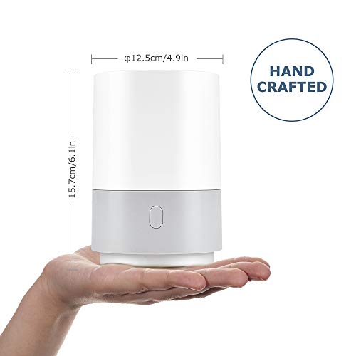 Essential Oil Diffuser Humidifier 100ML, Small Cool Mist Humidifier, USB Powered Essential Oils Diffuser with 7-Color Mood Lights, Mini Air Humidifier Vaporizer with Auto Shut Off Function, Gift Idea