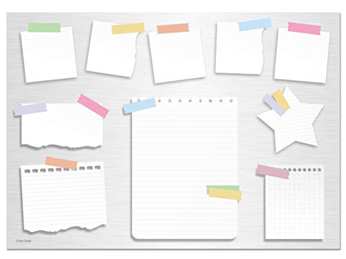 Edition Seidel Desk pad, weekly planner, tear-off paper, DIN A3 to do desk pad, 25 sheets, paper pad, tear-off pad, weekly planner, school items, desk table pad (post 1)