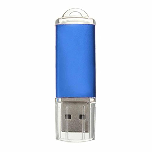 Mchoice 2GB USB 2.0 Metal Flash Memory Stick Storage Thumb U Disk (Blue)