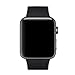 Band for Apple Watch 42mm, Langte Silicone Apple Watch Band for Apple Watch Series 3/2/1, Sport, Edition(42 M/L Black)