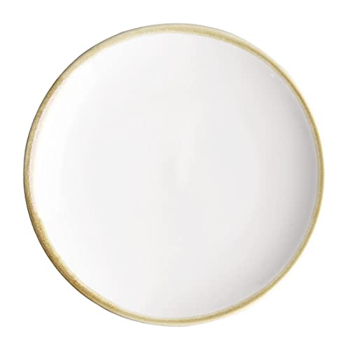 Olympia Kiln Round Coupe Plate Porcelain 178mm, Chalk White, Pack, 178 mm