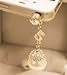 niceEshop(TM) 3.5mm Universal Crystal 5 Pearl Tassels Anti Dust Proof Earphone Jack for Samsung,iPhone,HTC Etc