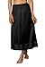 Velrose Plus Size Snip-It Crochet Edge Half Slip (6419), Black, 1X