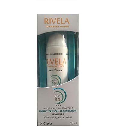 Cipla Rivela Sunscreen Lotion With Velvety Touch SPF 50
