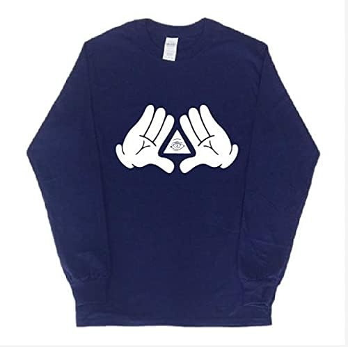 Amazon Co Jp フリーメイソン イラスト プリント 長袖 ロングtシャツ Xlサイズ Git100 ホビー