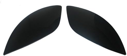 KORONIS Sno-Stuff Fitted Lightshield - Solid Black for Snowmobile ARCTIC CAT FIRECAT STYLE DUAL HEADLIGHT 2002-2009