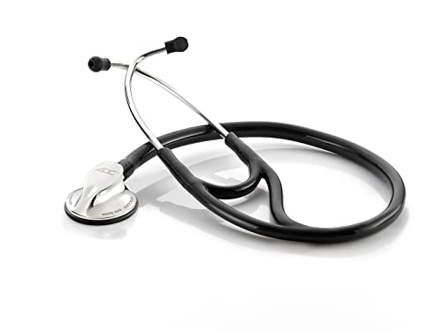 ADC Adscope 600 Platinum Series Cardiology Stethoscope with Tunable AFD Technology, 27 inch Length, Black