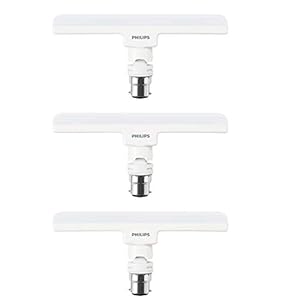 Philips T bulb 10 Watt LED bulb, Base B22 (Cool daylight, Pack of 3)