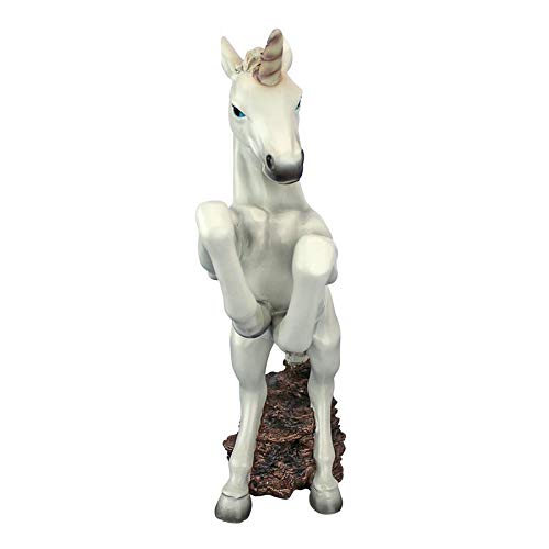 Design Toscano Enchanted Unicorn Horse Garden Statue, 42 cm, Polyresin