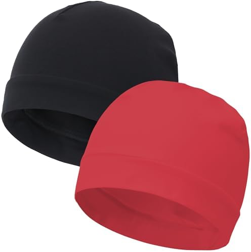 Amazon.com: Quacc Unisex Cotton Beanie Hat Thin Running Skull Cap