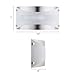 Acciaio Wall Sconce One-Light Lamp Brushed Nickel with White Diffuser - Linea di Liara LL-SC6-BN