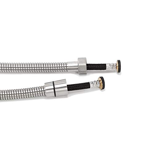 Shower Hose | Shower Head Hose | Handheld Showerhead Hose| Long Shower Hose Extension | Shower Pipe for Bathroom, Toilet, Hand Held Shower Hose & Bidet Sprayer Extension & Replacement Part (60 inches)