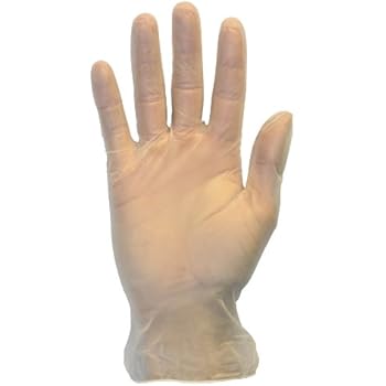 Amazon.com: Disposable Vinyl Gloves - Powder Free, Clear