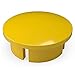 FORMUFIT F034IDC-YE-10 PVC Internal Domed End Cap, Furniture Grade, 3/4