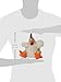 goDog Checkers Fat Rooster Squeaky Plush Dog Toy, Chew Guard Technology - White, Small